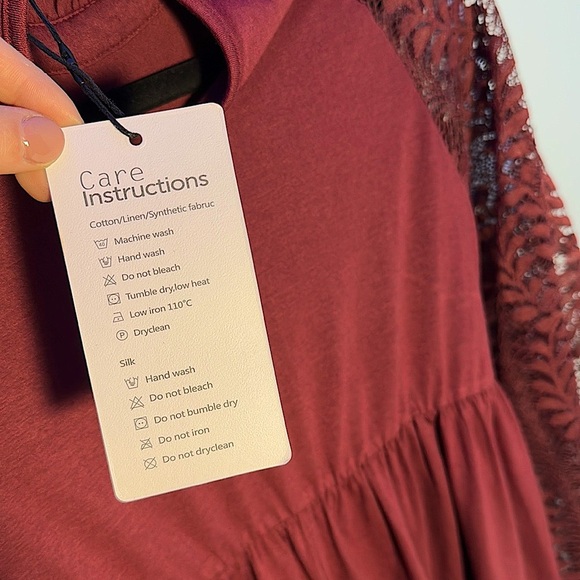 LACE T-SHIRT MINI DRESS - Picture 3 of 4